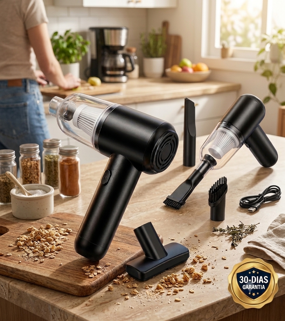 ASPIRAFLOW PRO + 3 accesorios Incluye | Aspiradora Portátil Inalámbrica con Potente Succión y Máxima Comodidad
